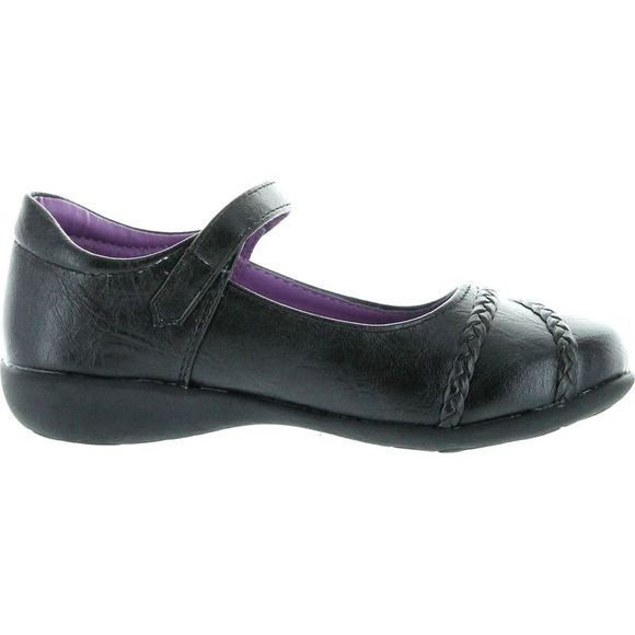 School Rider Nicki-577E Black ToddlerG flats-shoes 9 NEW - Picture 2 of 4